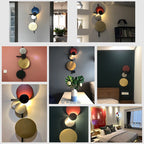 Arisha Modern Circular Wall Lamp, Living Room