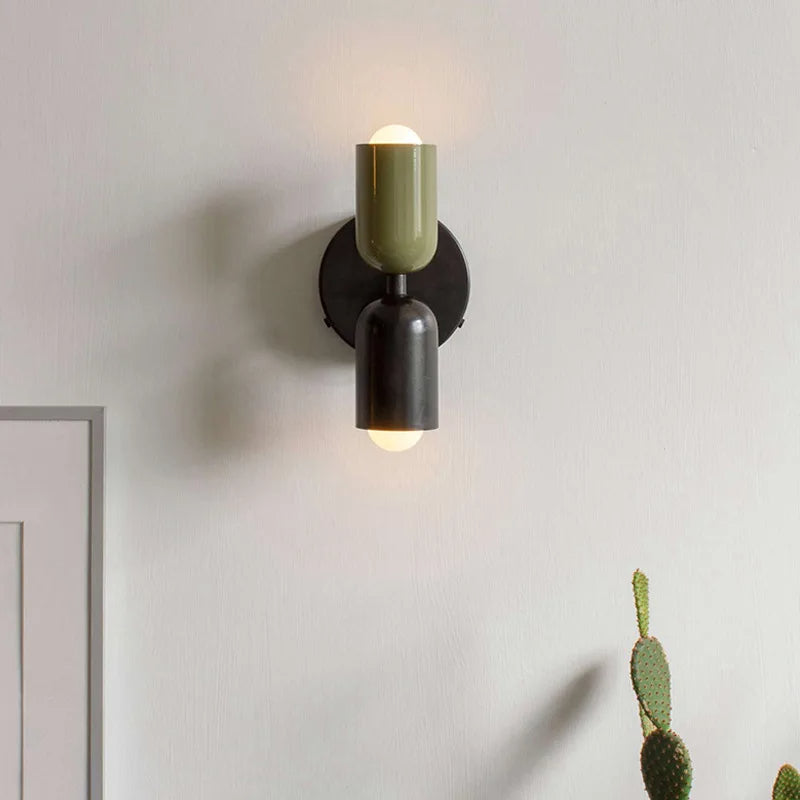 Valentina Modern Art Decoration Double-Headed Colorful Wall Light - image 2