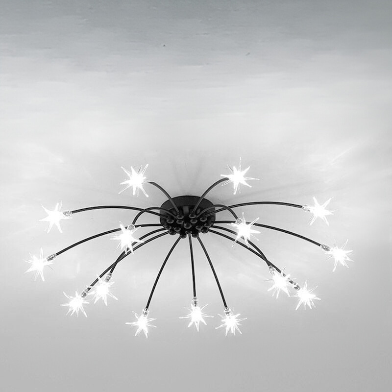 Arisha Art Deco Starry Glass Flush Mount Ceiling Light - image 42