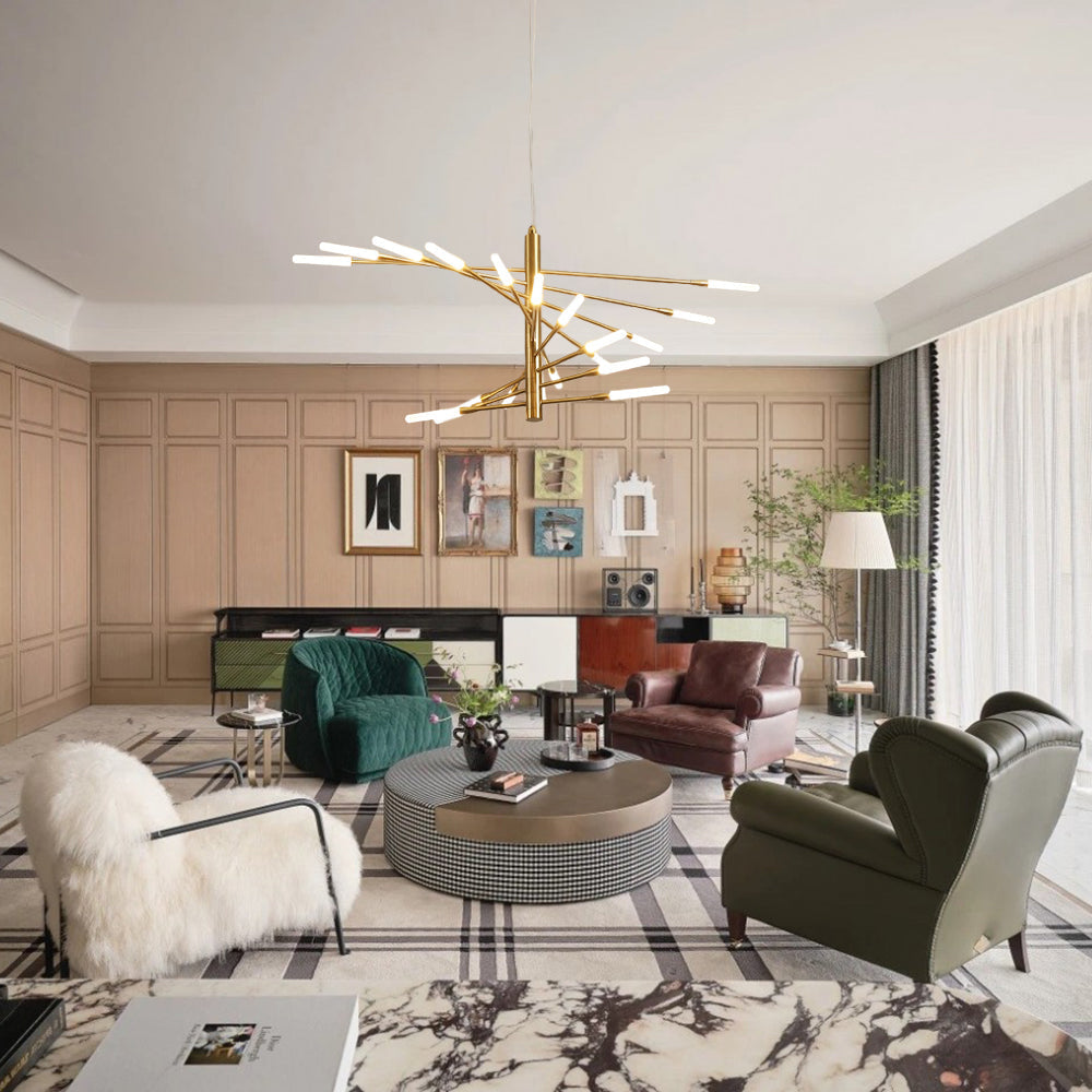 Arisha Modern Chandelier Acrylic Living Room