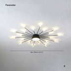 Arisha Modern Home Decoration Fireworks LED Ceiling Light - image 9