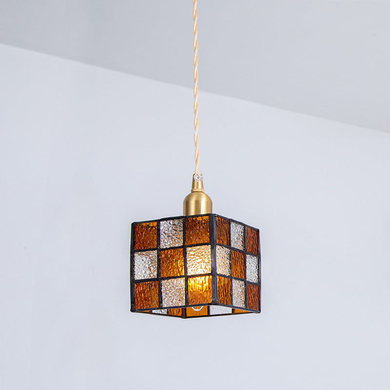 Valentina Retro LED Glass Pendant Light Bedroom Dining Room