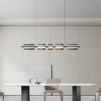 Arisha Modern Nordic Linear Copper Glass Pendant Light Brass