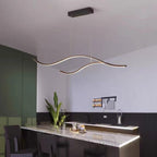 Arisha Curved Linear Pendant Light