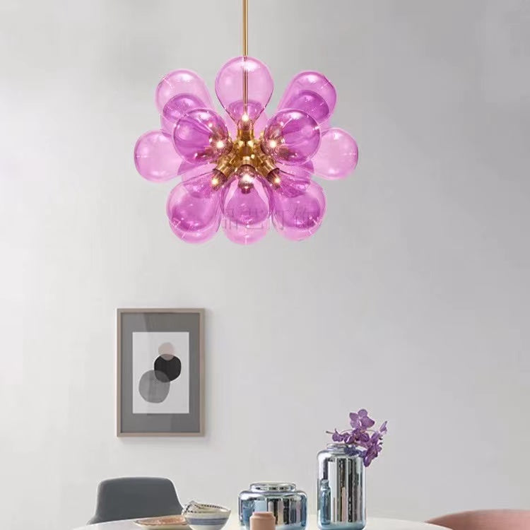 Valentina Glass Bubble Pendant Light for Kitchen Island