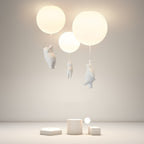 Aria Bear Balloon LED Children Flush Mount Ceiling Light 3 Style