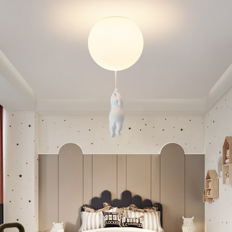 Aria Bear Balloon LED Children Flush Mount Ceiling Light 3 Style
