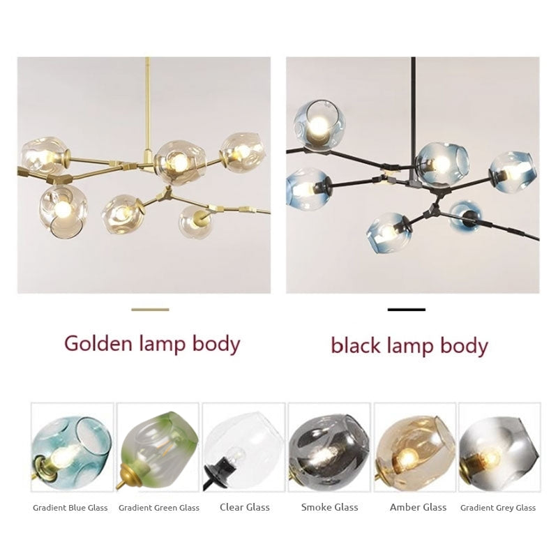 Valentina Nordic Modern Glass Pendant Light Bubble - image 35