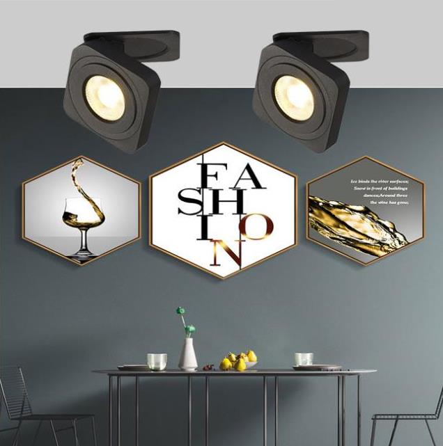 Arisha Modern LED Flush Mount Ceiling Light Black White Living Room Dining Room