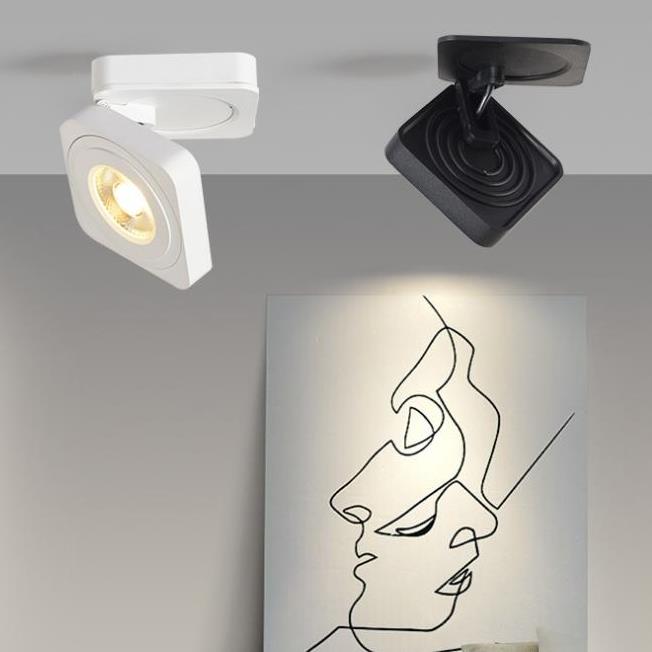Arisha Modern LED Flush Mount Ceiling Light Black White Living Room Dining Room