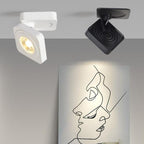 Arisha Modern LED Flush Mount Ceiling Light Black White Living Room Dining Room