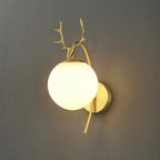 Valentina Modern Art Deer Bedside LED Indoor Wall Lamp Glass Living Room Bed Room Dining Room