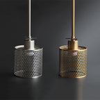 Arisha Golden Pendant Light, /Glass, Globe/Cylindric