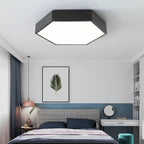Valentina Modern Hexagon LED Flush Mount Ceiling Light