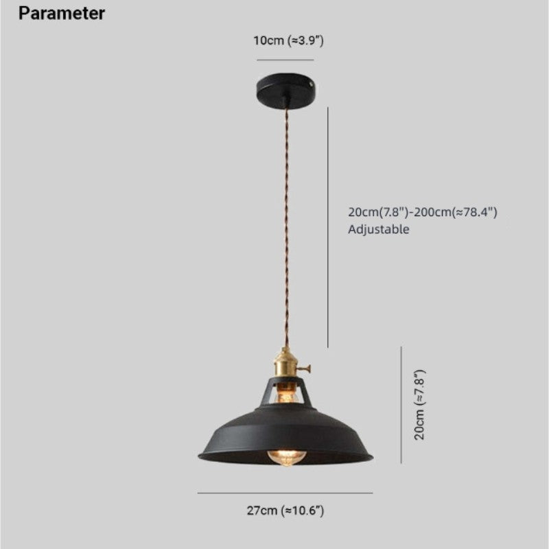 Valentina Modern Pendant Light, Vintage Rustic Industrial Style