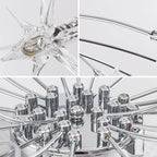 Arisha Art Deco Starry Glass Flush Mount Ceiling Light - image 5