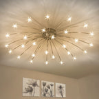 Arisha Art Deco Starry Glass Flush Mount Ceiling Light - image 7