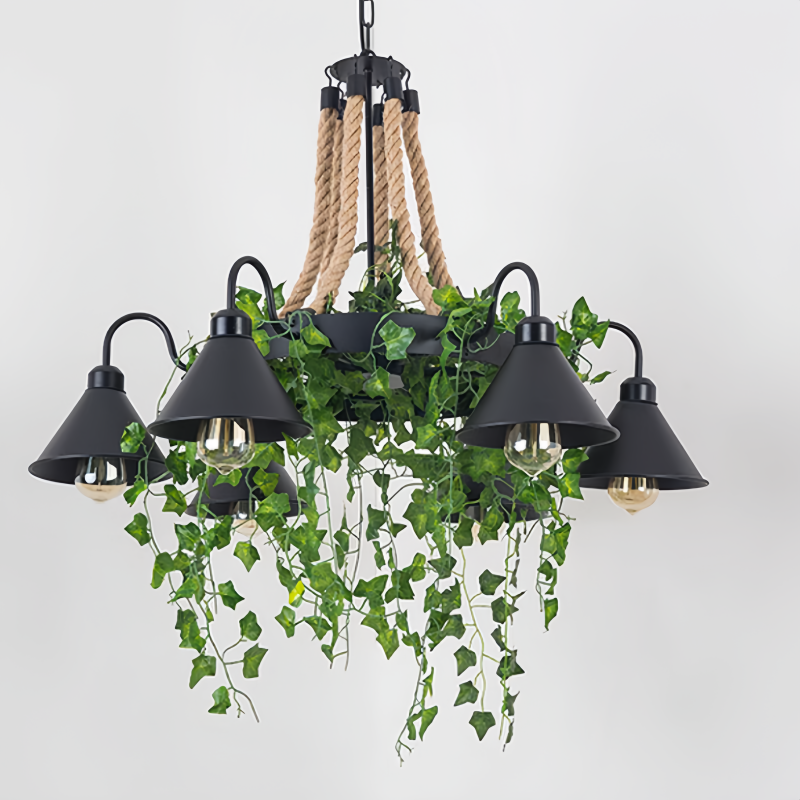 Nest Retro LED Chandelier Restaurant Bar Living Room