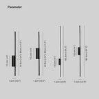 Arisha Modern Linear &Acrylic Bedroom Wall Lamp Brass