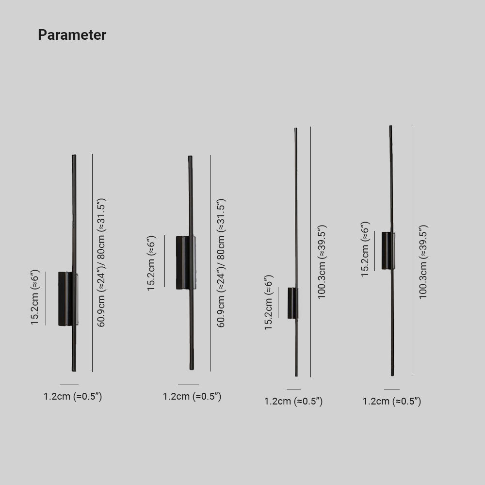 Arisha Modern Linear &Acrylic Bedroom Wall Lamp Brass