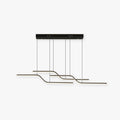 Arisha Minimalist Geometric 3 Light Pendant Light, Dining Room