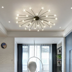 Arisha Art Deco Starry Glass Flush Mount Ceiling Light - image 40