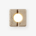 Olvenan Square Travertine Wall Light