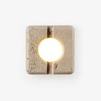 Olvenan Square Travertine Wall Light