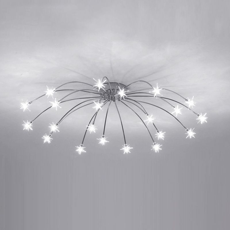 Arisha Art Deco Starry Glass Flush Mount Ceiling Light - image 20