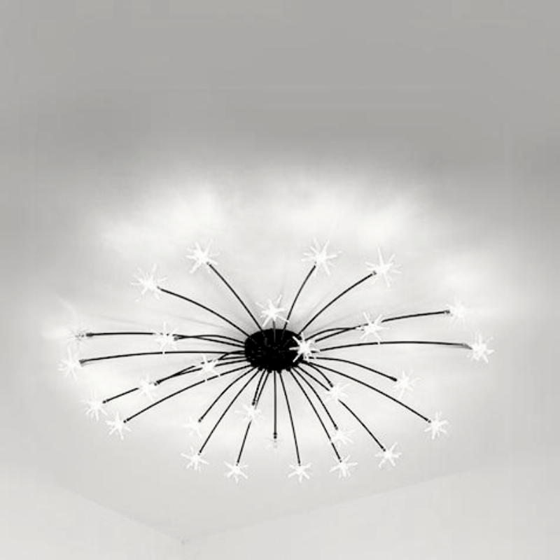 Arisha Art Deco Starry Glass Flush Mount Ceiling Light - image 44