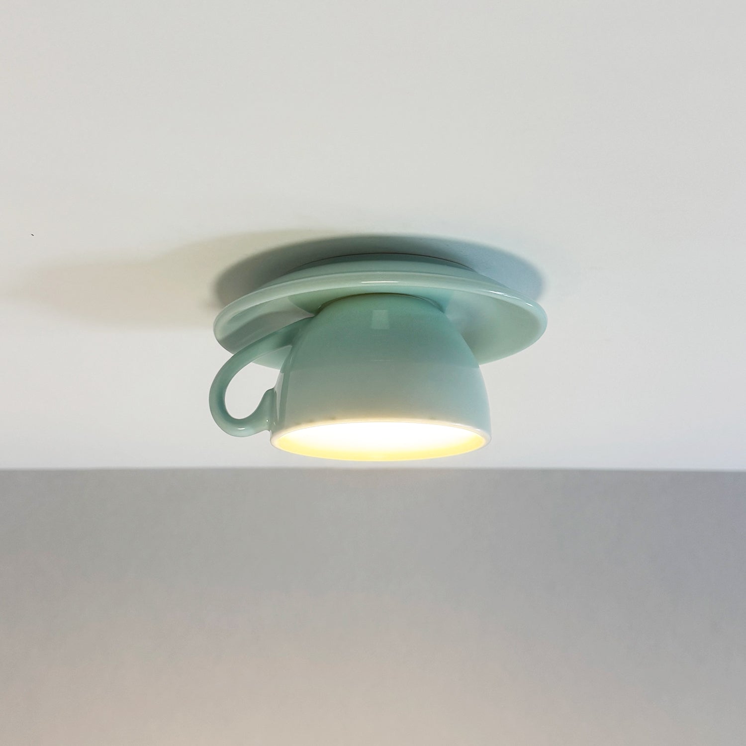 Valentina Modern Coffee Cups Ceramic Flush Ceiling Lighting - image 2