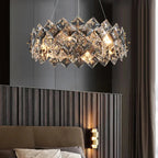 Kristy Modern Tiered Chandelier Crystal Living Room