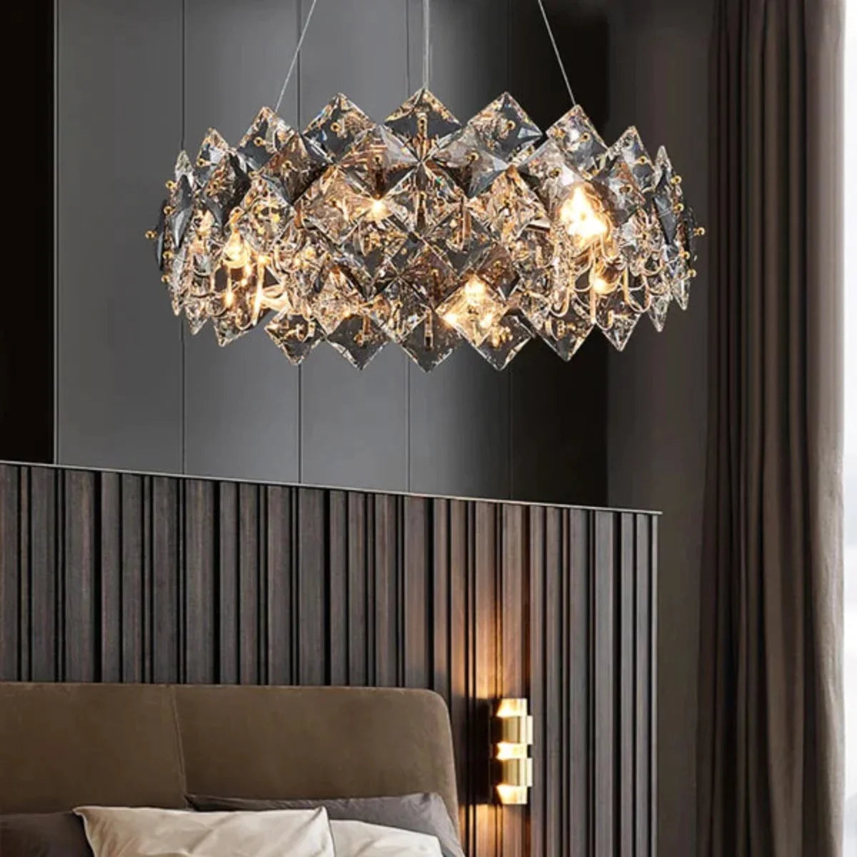 Kristy Modern Tiered Chandelier Crystal Living Room