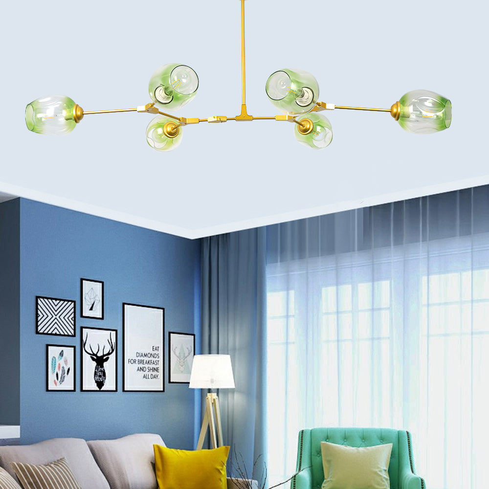 Valentina Nordic Modern Glass Pendant Light Bubble - Letslighting