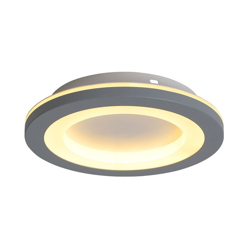 Arisha Modern Flower Flush Mount Ceiling Light Gray
