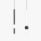 Arisha Minimalist Linear Globe Glass Pendant Light Bedroom