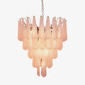 Aurora Chandelier Pink Dewdrop Cascading Romantic