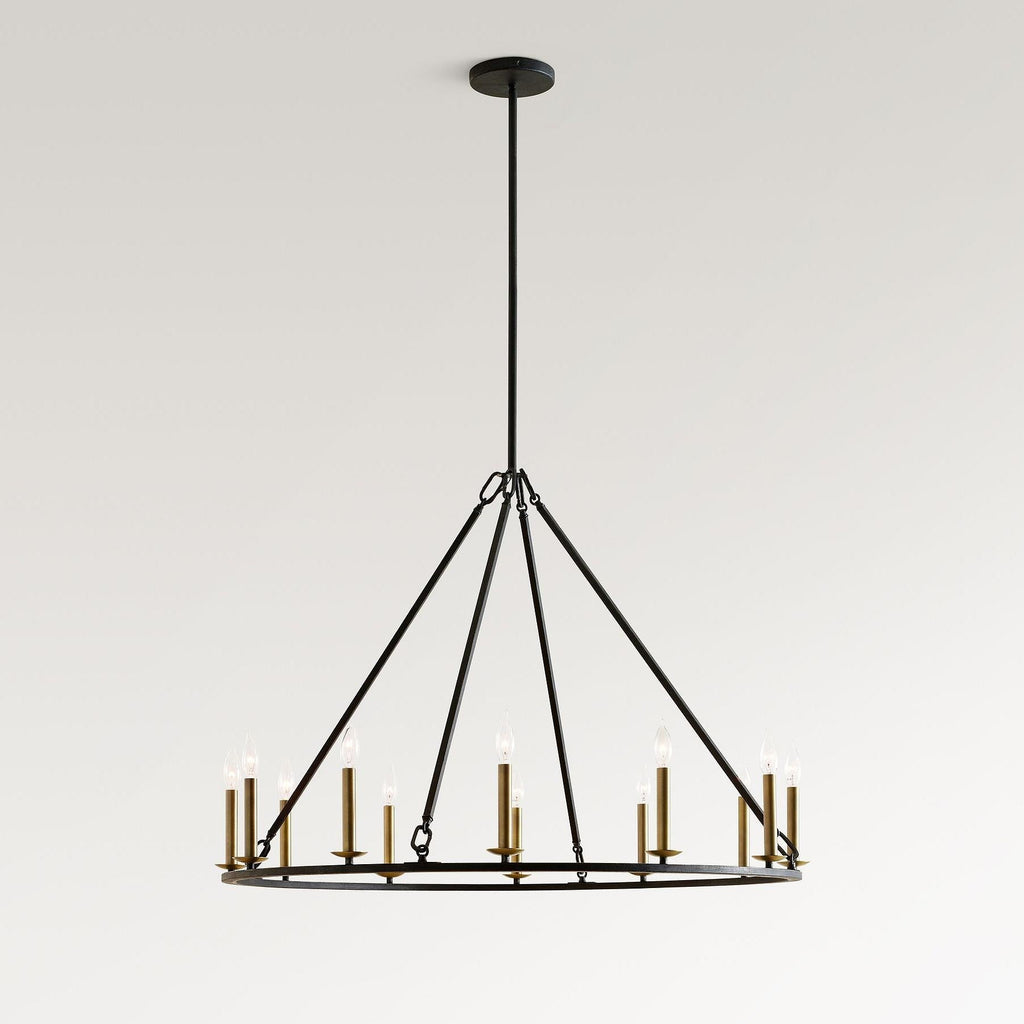 Lodge Chandelier Metal