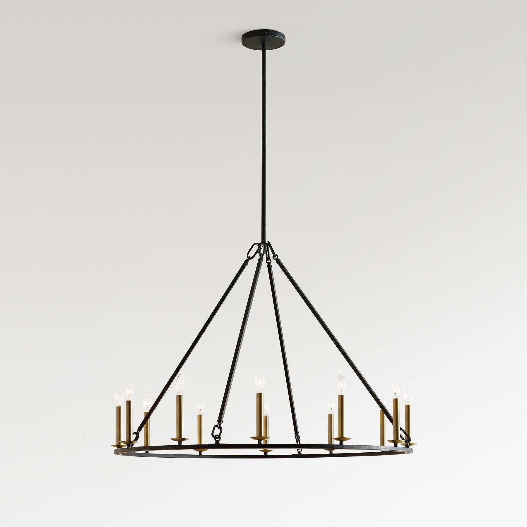 Lodge Chandelier Metal
