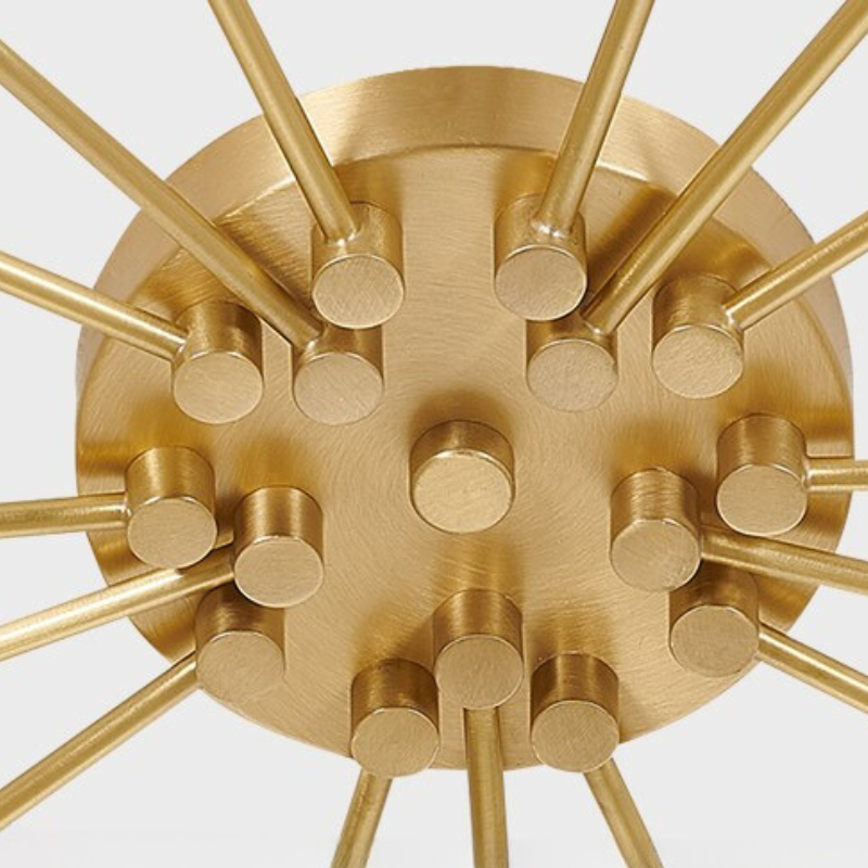 Arisha Art Deco Starry Glass Flush Mount Ceiling Light - image 26