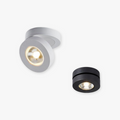 Arisha Modern LED Flush Mount Ceiling Light Round Black White Living Room Kitchen