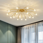 Arisha Art Deco Starry Glass Flush Mount Ceiling Light - image 37