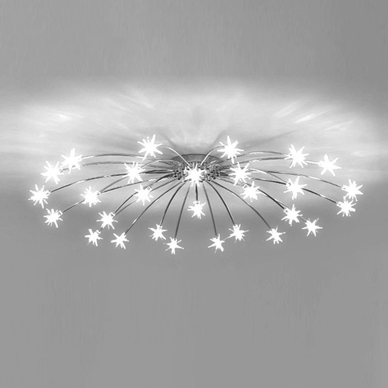 Arisha Art Deco Starry Glass Flush Mount Ceiling Light - image 48