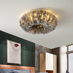 O'Moore Feather Ceiling Light, Modern, Bedroom, 4 Color