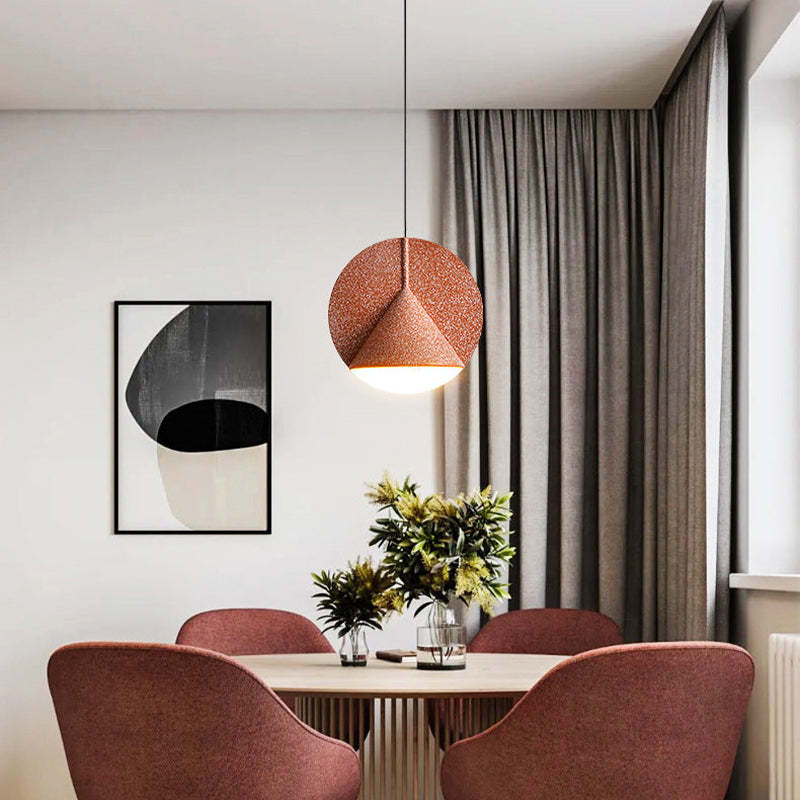 Arisha Modern LED Colorful Shade Hanging Pendant Light