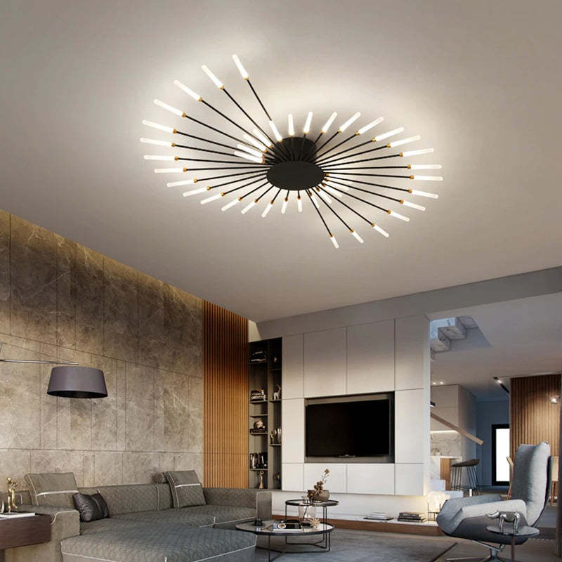 Arisha Fireworks Flush-Mount Ceiling Light Living Room - image 5