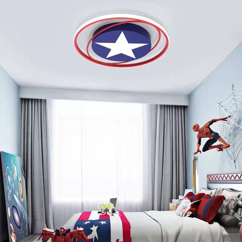 Modern Orbit Round LED Flush Mount Ceiling Light