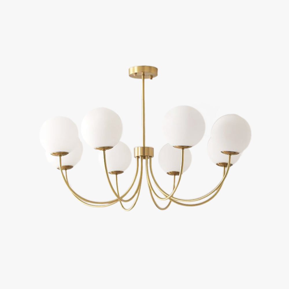 Valentina Modern Ball Bubble Glass Chandelier