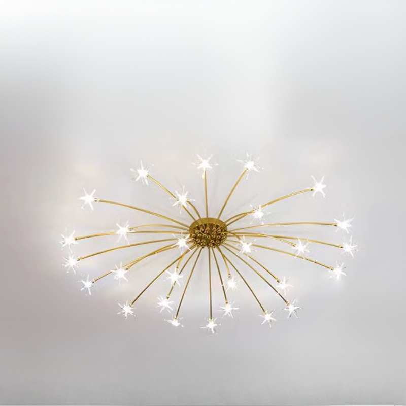 Arisha Art Deco Starry Glass Flush Mount Ceiling Light - image 52