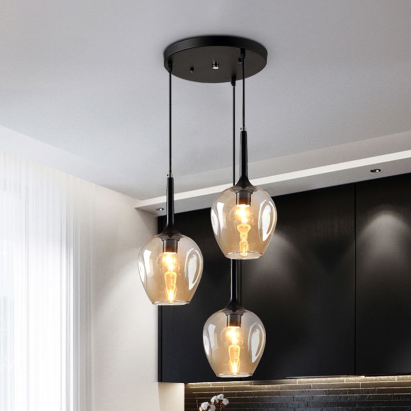 Valentina Nordic Minimalist Cluster Glass Pendant Light